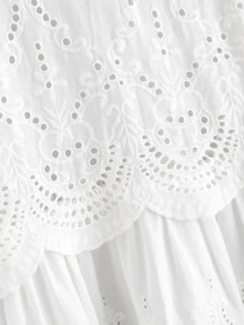 Mulvari Blusa peplum en abanico con abertura