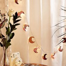 10pcs Moon Bulb String Light