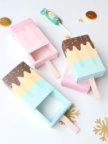 Ice Cream Candy Box 10pcs Wedding Party Gift Bags - Multicolor - View 2