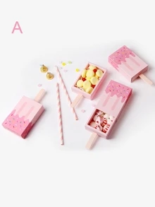 Ice Cream Candy Box 10pcs Wedding Party Gift Bags - Multicolor - View 5