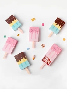 Ice Cream Candy Box 10pcs Wedding Party Gift Bags - Multicolor - View 1