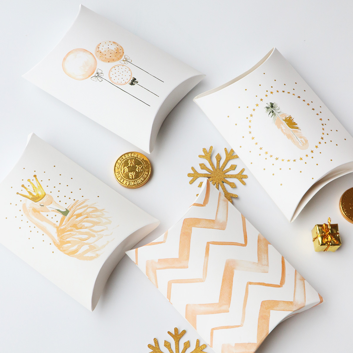 printed pillow boxes