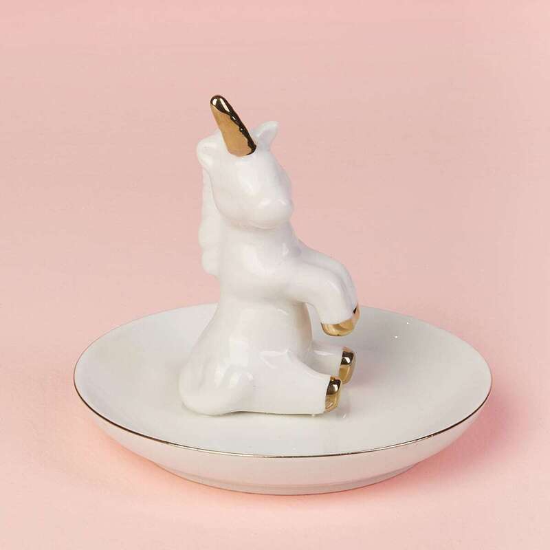 

Unicorn Decor Jewelry Storage Tray 1pc, White
