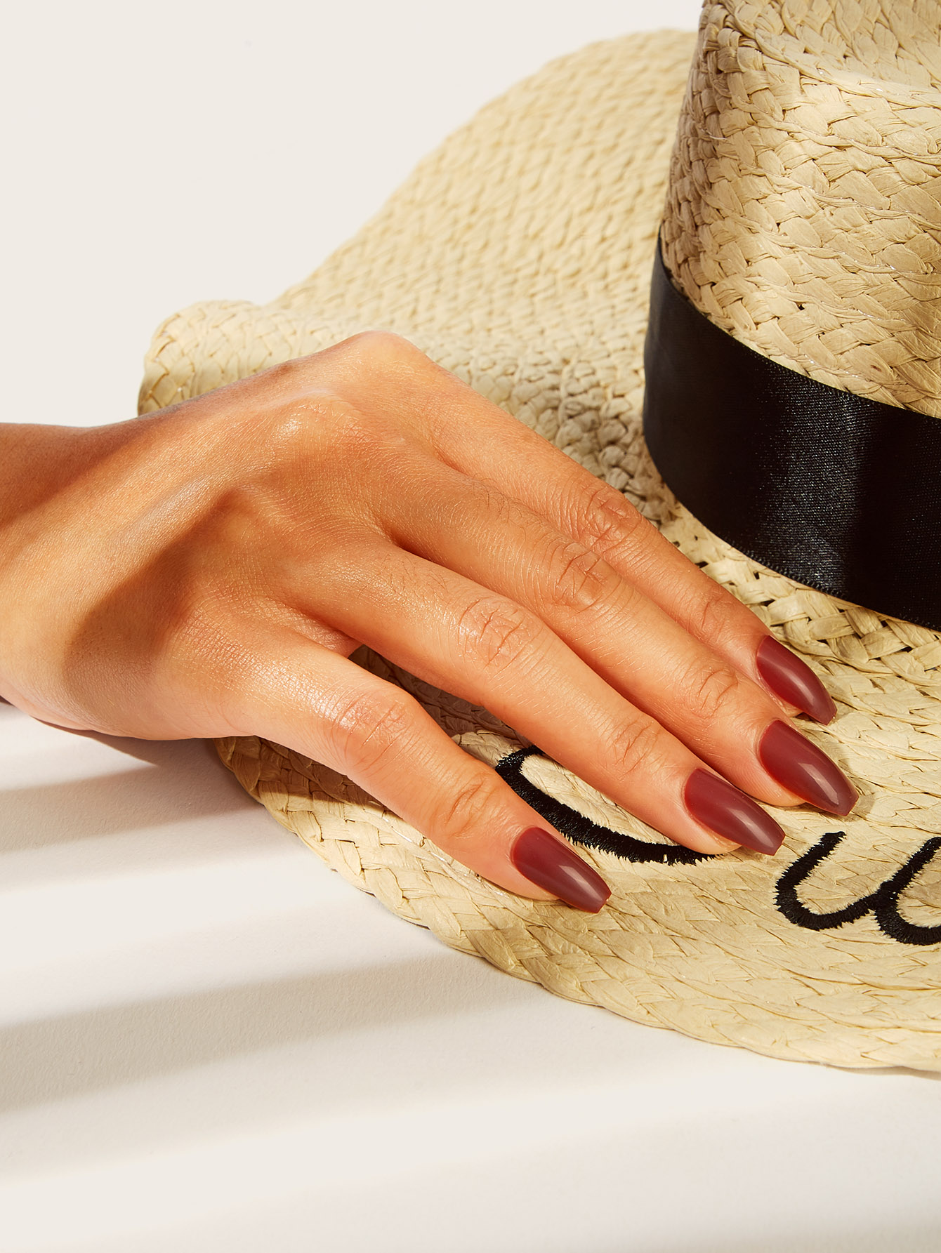 coffin fake nail 24pcs with tape