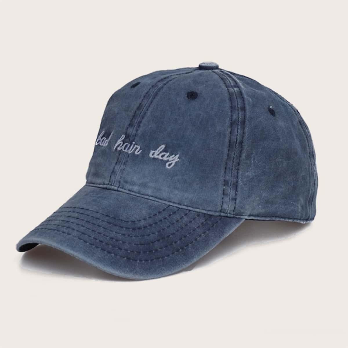 

Guys Letter Embroidery Baseball Cap, Navy