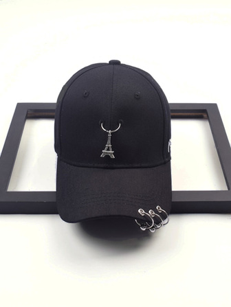 الرجال العيينة برج ايفل زينت قبعة بيسبول