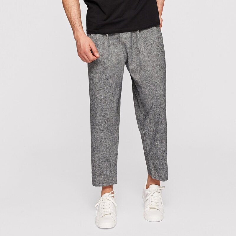 

Guys Space Dye Harem Ankle Pants, Grey