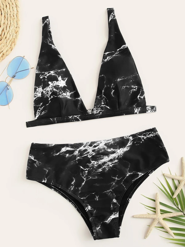 plunge bikini set uk