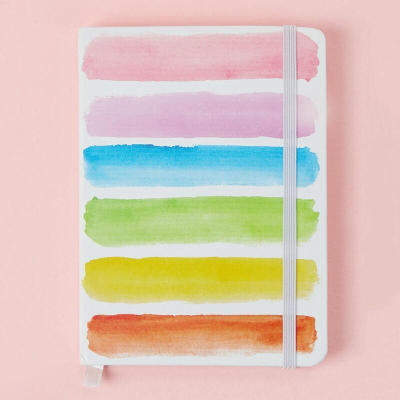 

Random Watercolor Cover Notebook 1pack