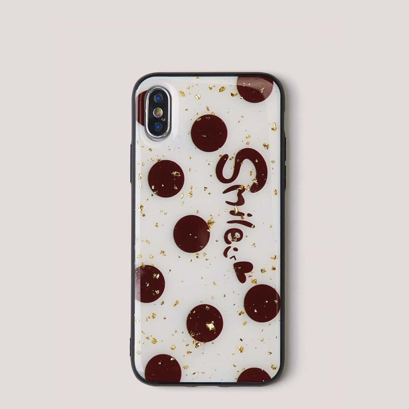 

Dot Print iPhone Case, Multicolor