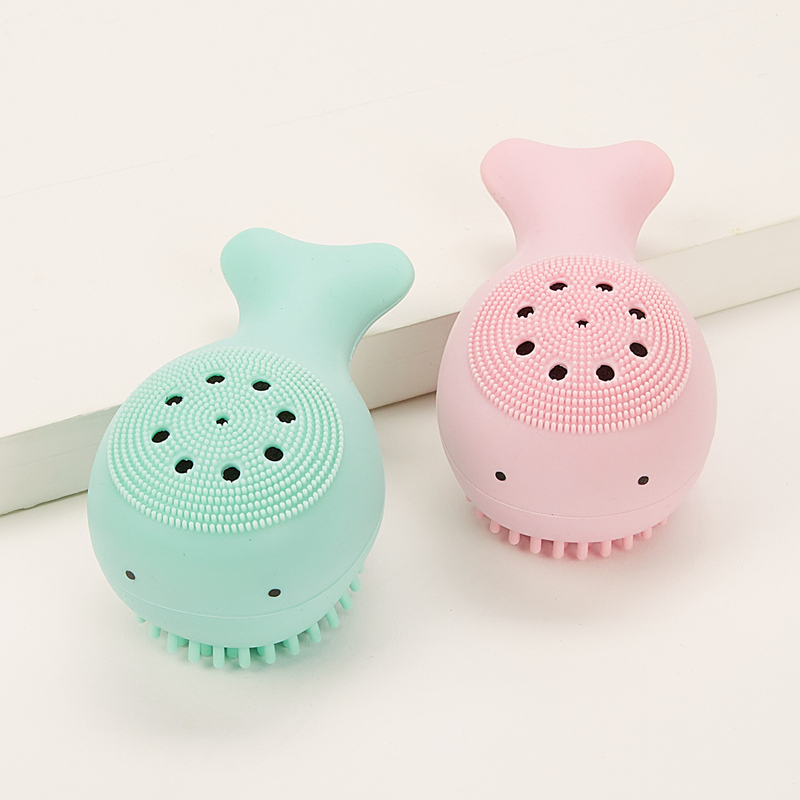 

Random Color Silicone Facial Cleansing Brush 1pack, Multicolor