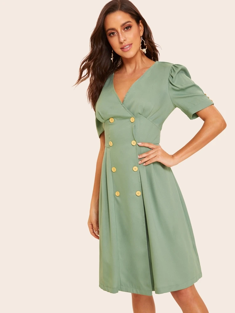 50s wrap dress