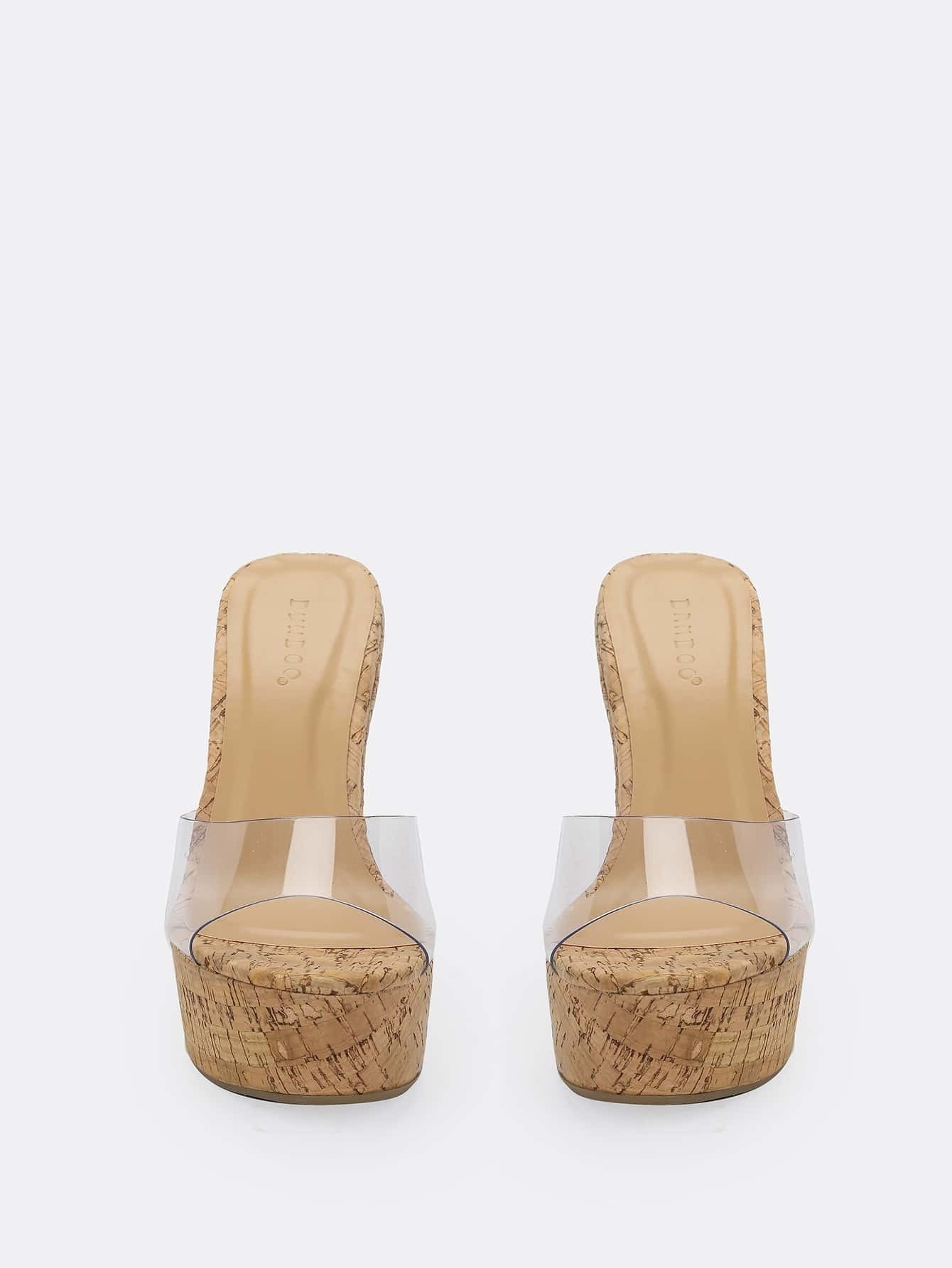 clear vinyl wedges