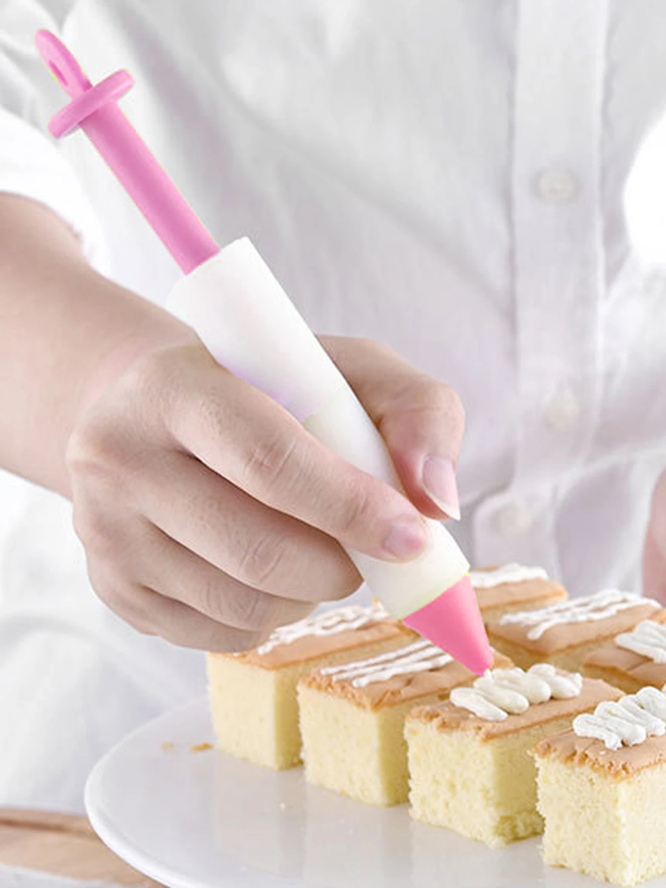 Stylo De Decoration A Gateau Avec Embout 4 Pieces Mode En Ligne Shein France