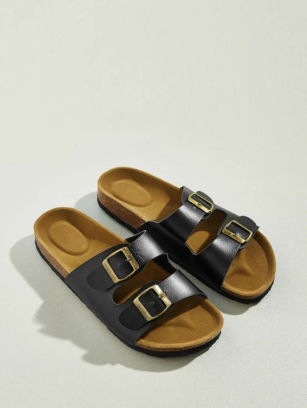 double buckle sliders