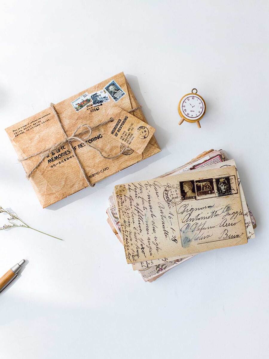 Vintage Postcard 30sheets - Multicolor - View 1