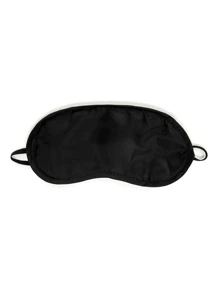 素色眼睛罩 - 黑色 - 查看 2