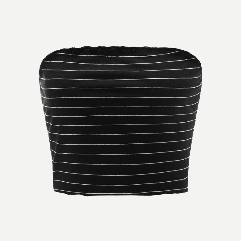 

Striped Bandeau Top, Multicolor