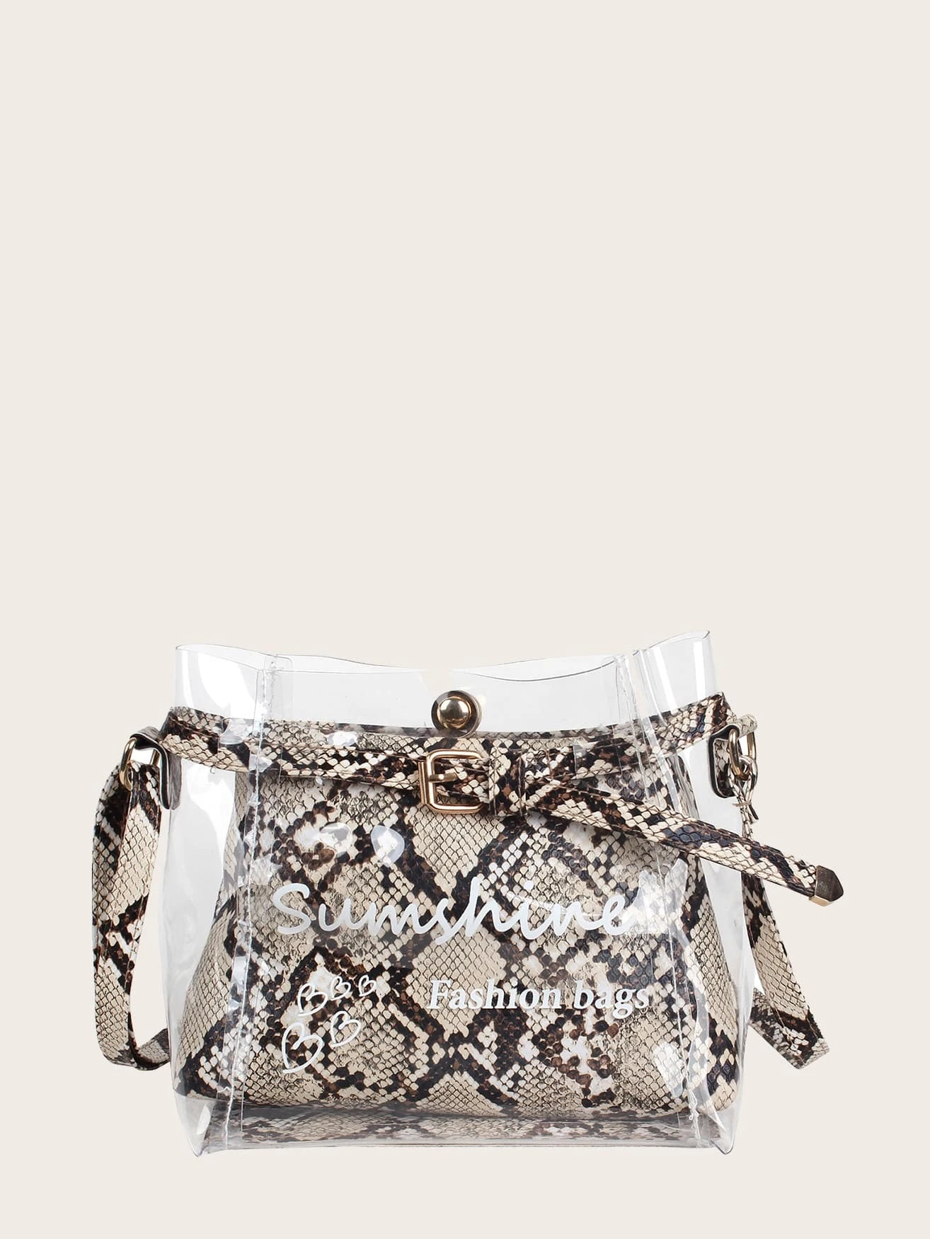 snakeskin crossbody bag