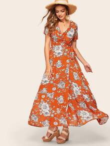 wrap dresses shein