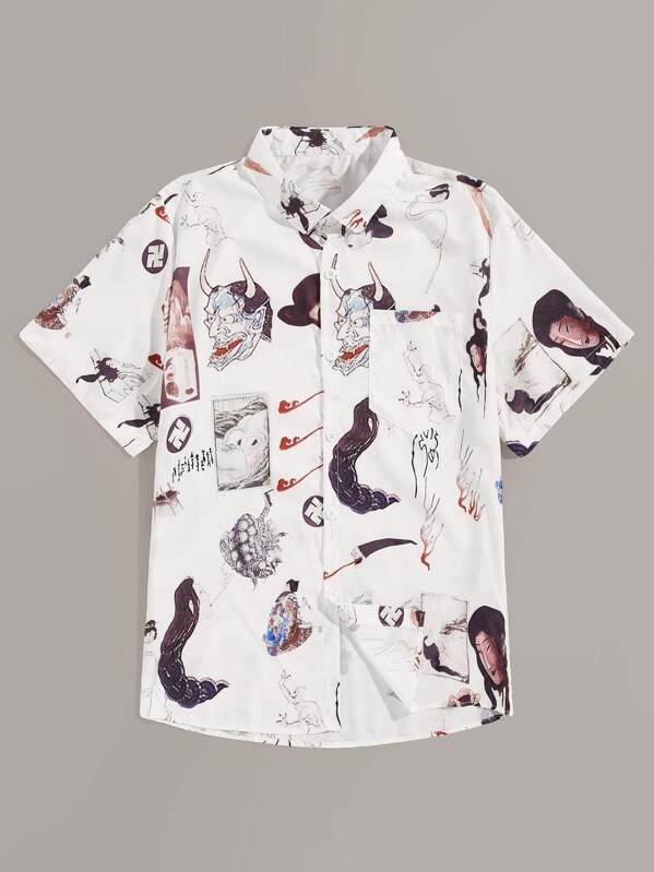 camisas para hombre con estampados