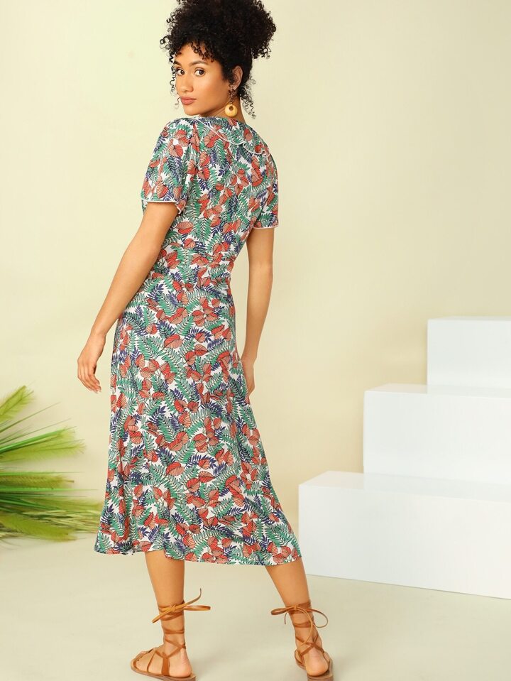 patron manga vestido manga tulipan