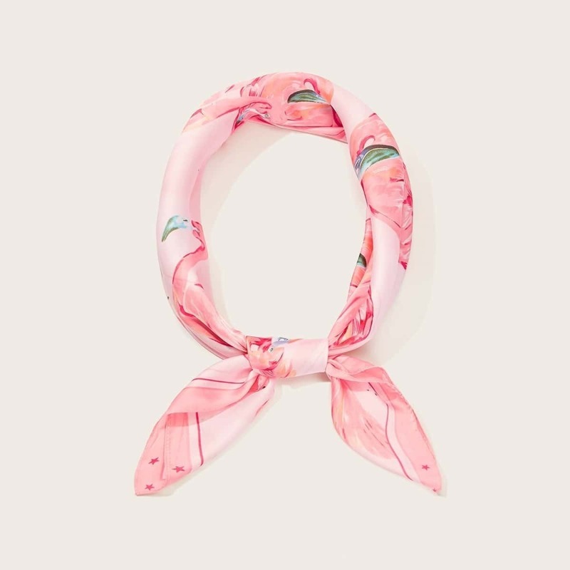 

Flamingo Pattern Bandana, Pink