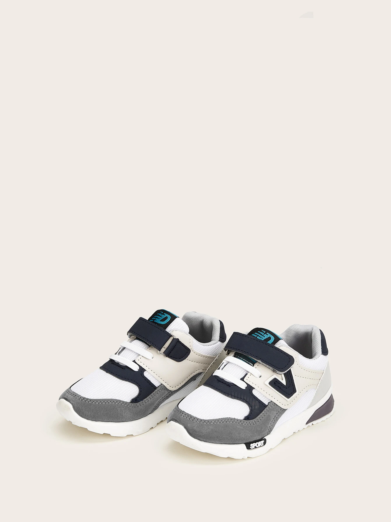 Kids Colorblock Velcro Strap Sneakers Shein Usa