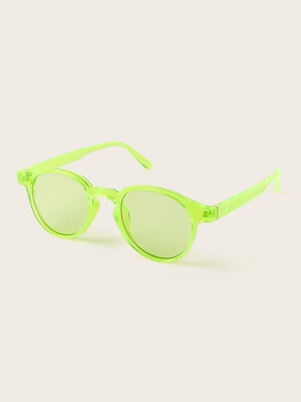 fluorescent green sunglasses