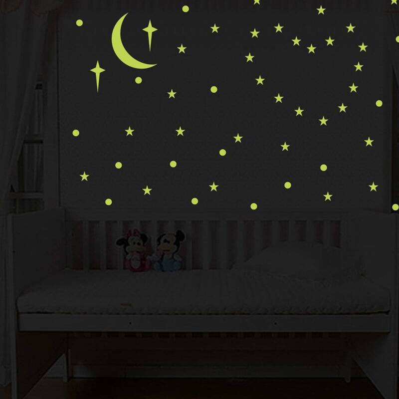

Moon & Star Luminous Wall Sticker