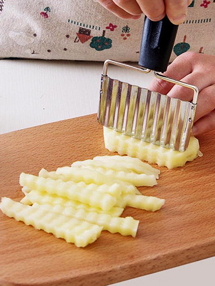 Wave Potato Cutter 1pc - Multicolor - View 7