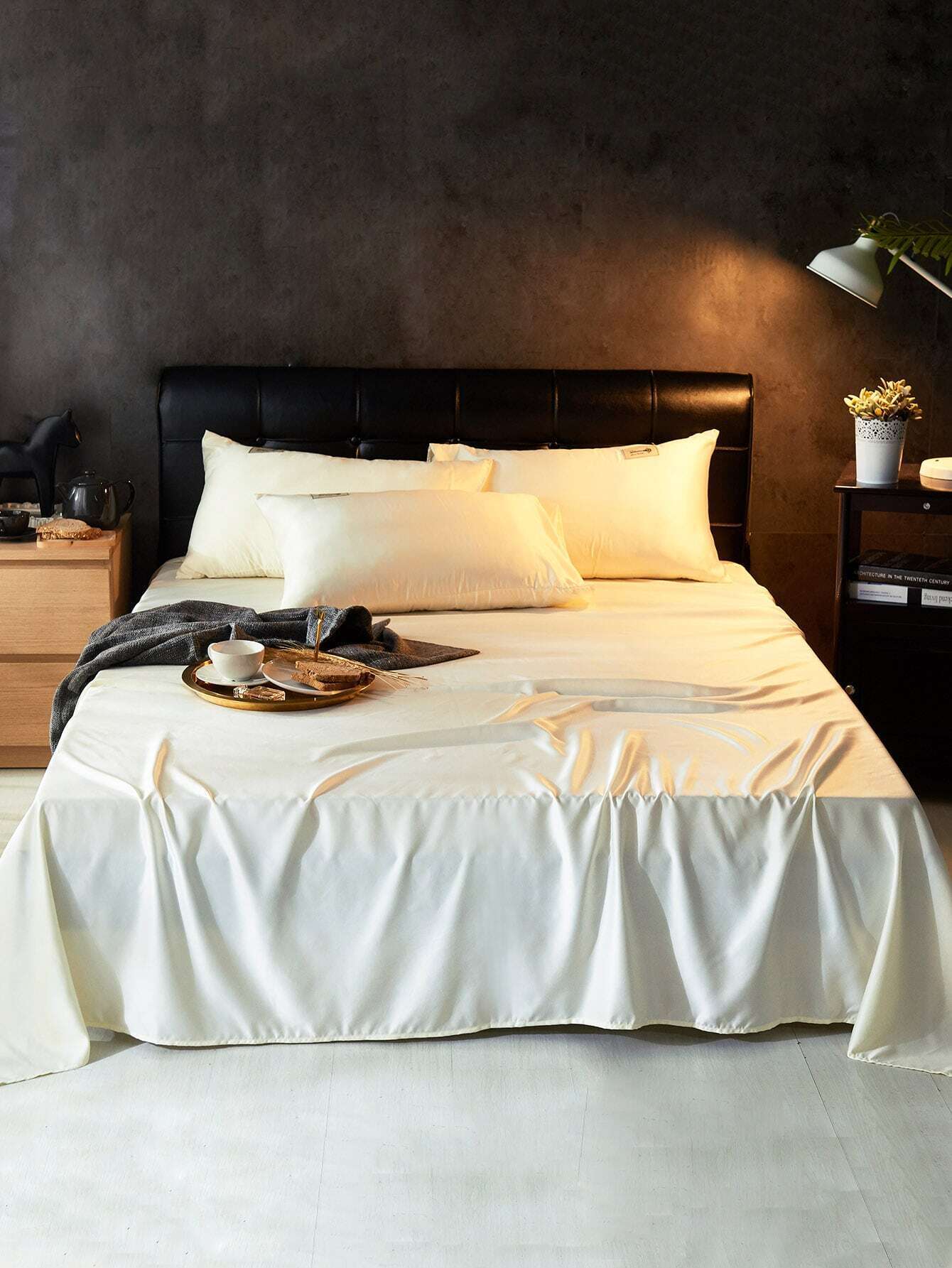 Solid Satin Sheet Set