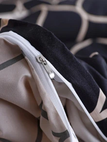 Beddengoedenset met geometrisch patroon - Veel kleurig - Bekijken 3