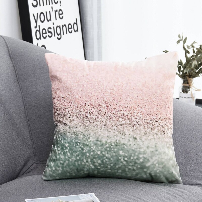 

Two Tone Design Cushion Cover, Multicolor