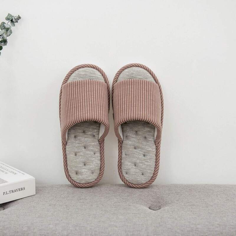 

Open Toe Corduroy Slippers, Pink