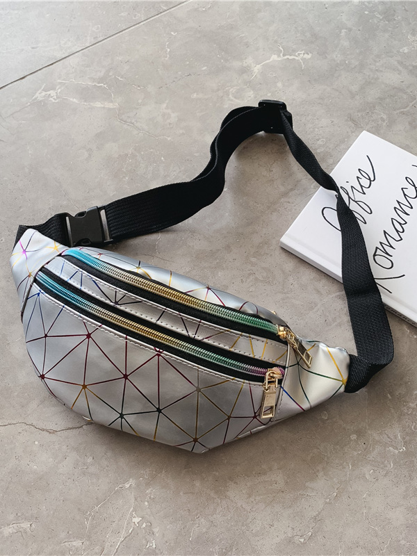 Sac de banane avec imprim?� g?�om?�trique | SHEIN France