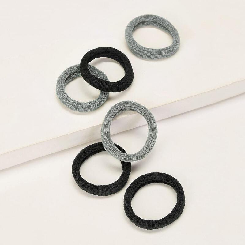 

Elastic Hair Tie 6pack, Multicolor