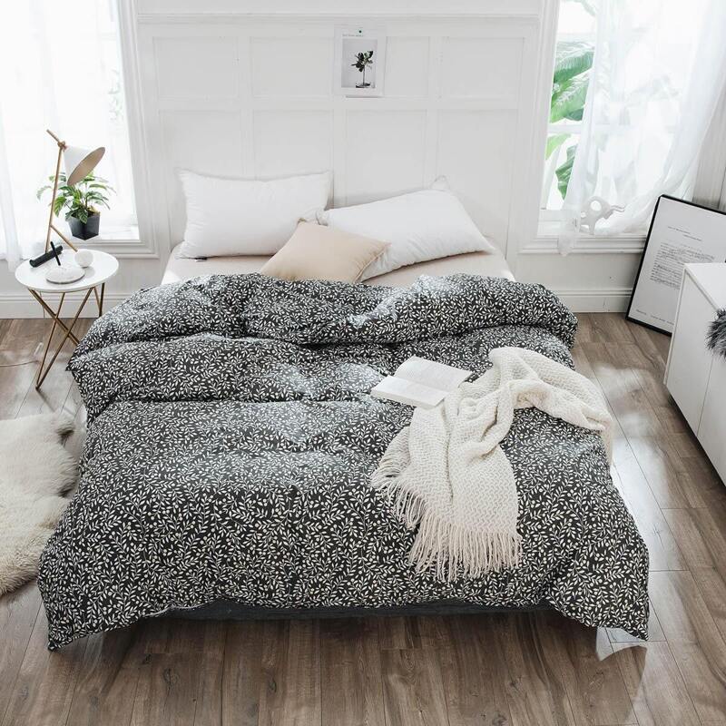 

Branch Print Duvet Cover, Grey