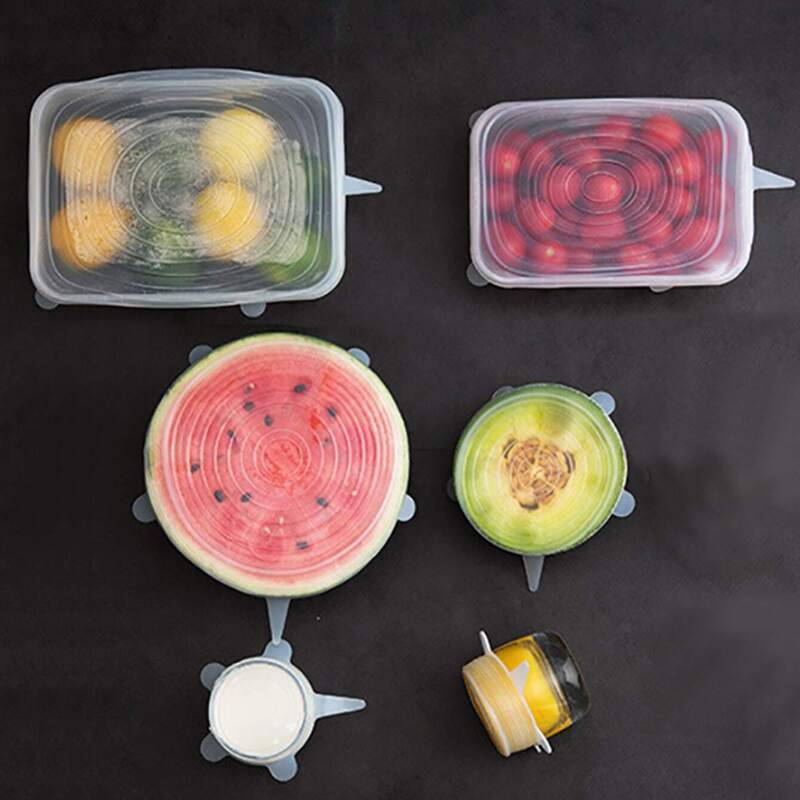 

Food Container Fresh Cover 6pcs, Clear