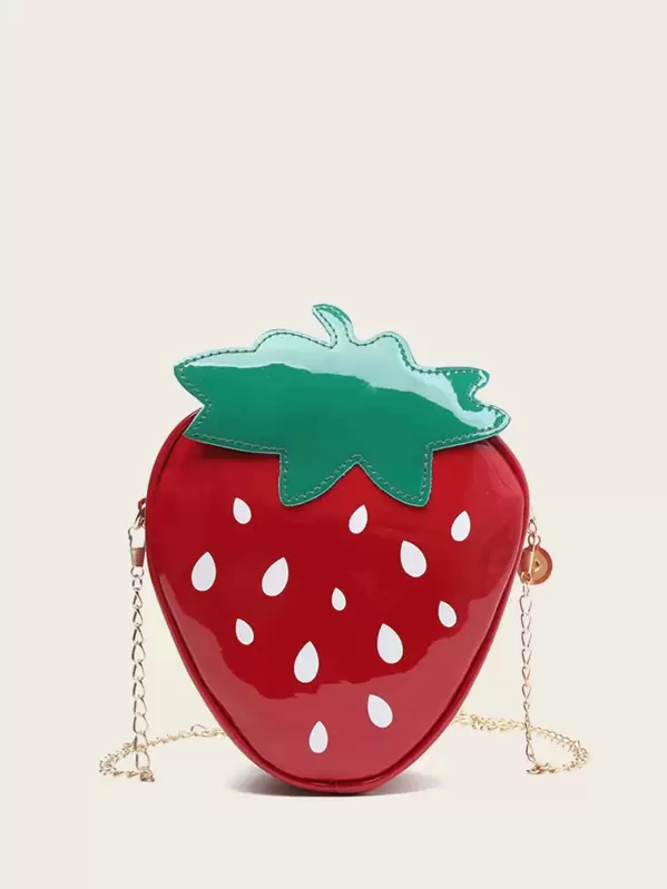 Kids Strawberry Design Chain Bag Kids Strawberry Design Chain Bag