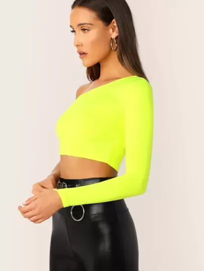 neon yellow top
