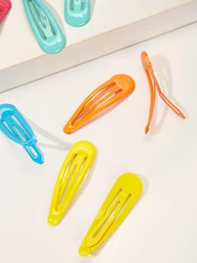 Simple Snap Hairpin 6pairs - Multicolor - View 3