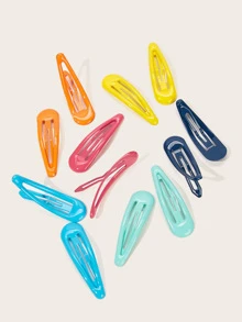 Simple Snap Hairpin 6pairs - Multicolor - View 4