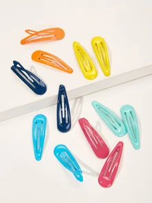 Simple Snap Hairpin 6pairs - Multicolor - View 2