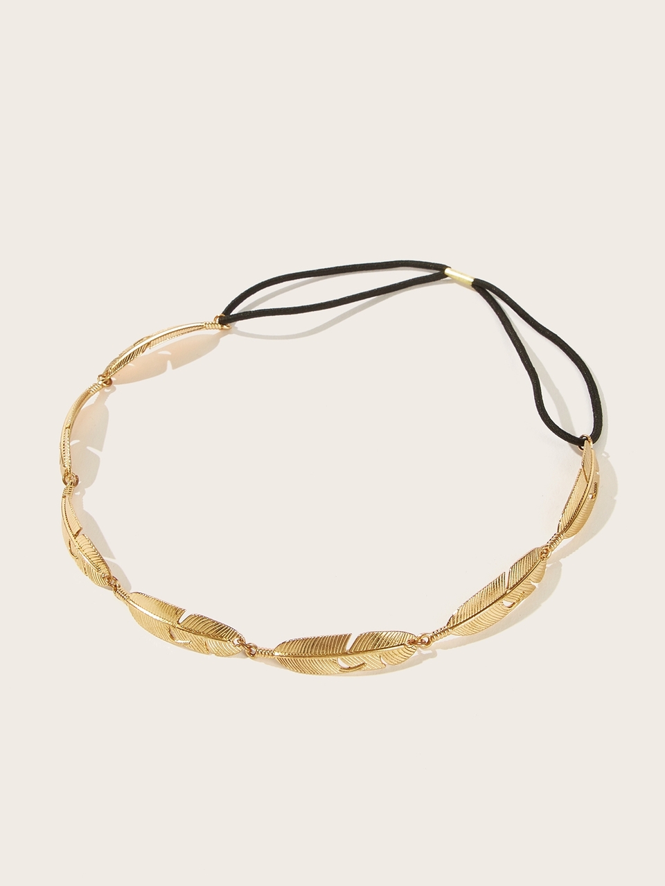 Metallic Leaf Elastic Headband Boho Hair Band Turban Headband Sweatband, Hairband Fall Winter Hair Accessories For Women For Vacation Outfits Woman Elegant Scarf Women Bandana Soft Headwrap Summer Outfits