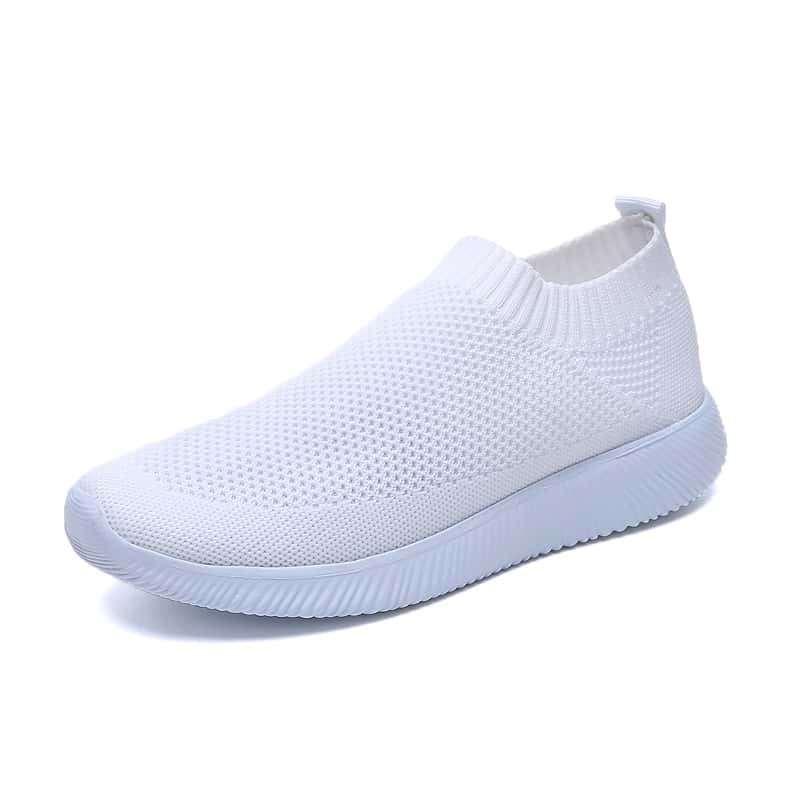 

Slip On Knit Sneakers, White