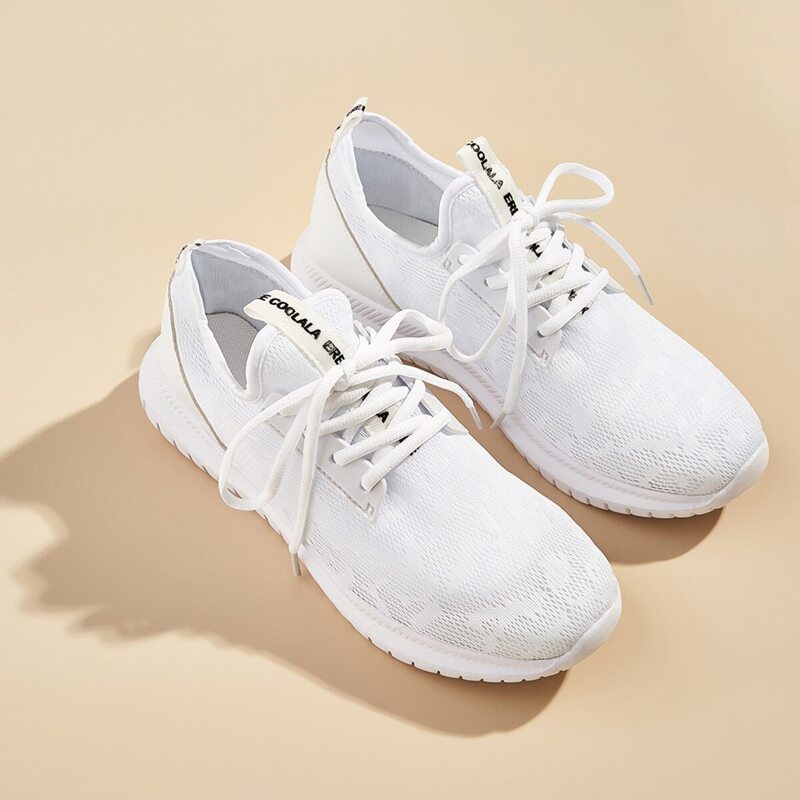 

Guys Lace-up Front Mesh Sneakers, White