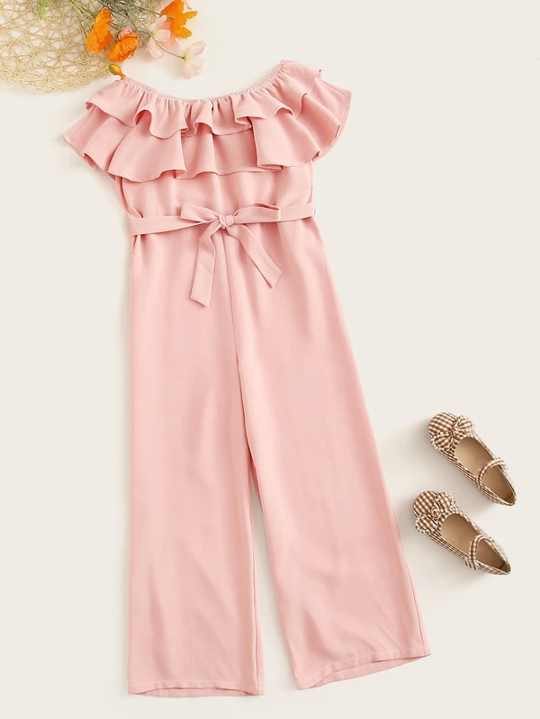 off shoulder jumpsuit shein