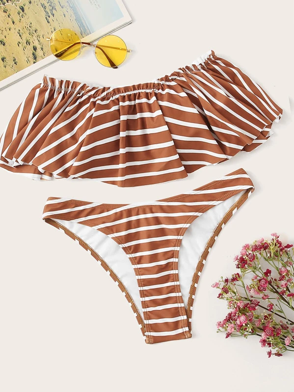 bardot bikini set