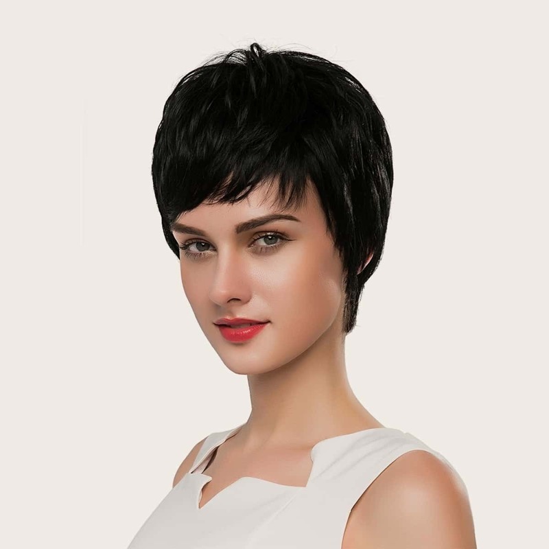 

Boy Cut Short Wig, Black